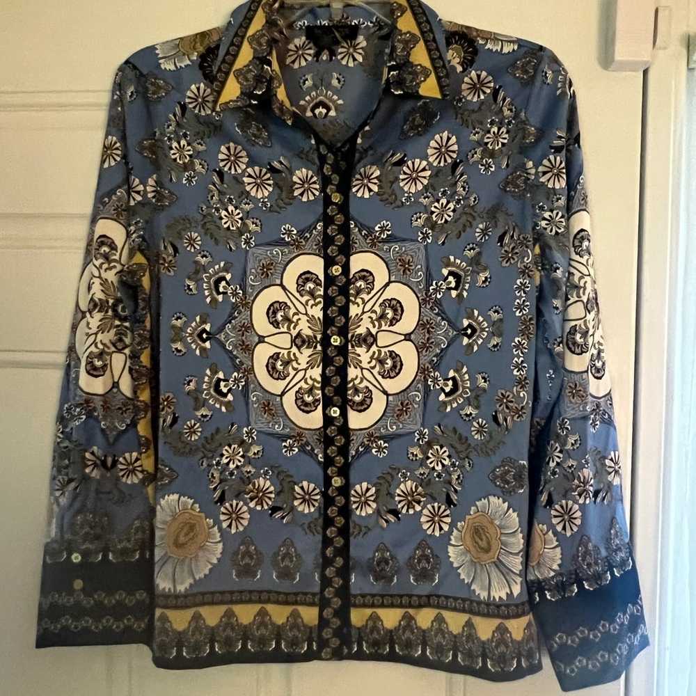 Rachel Zoe silky blouse